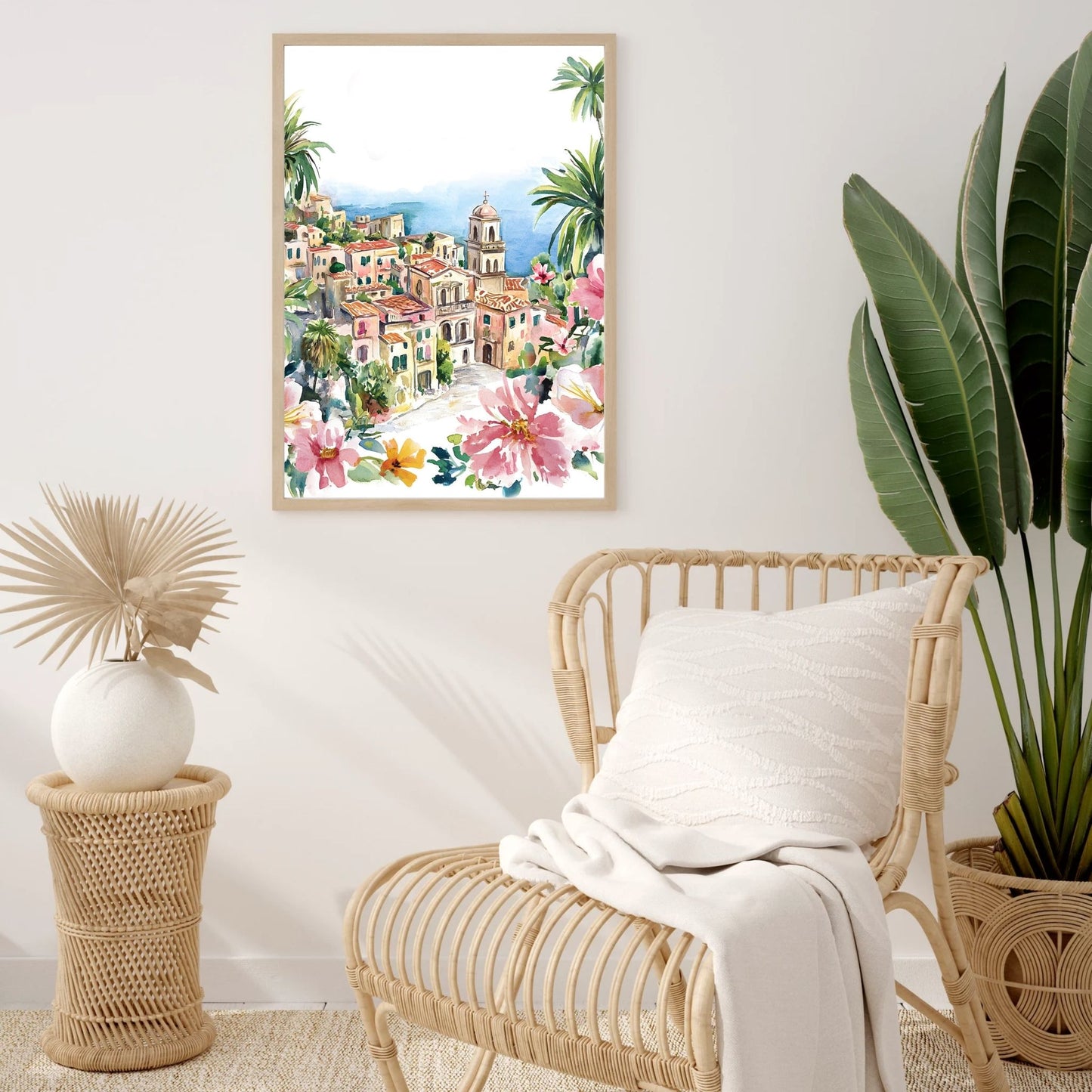 Vista Fiorita – Blooming Sicily Wall Art Poster