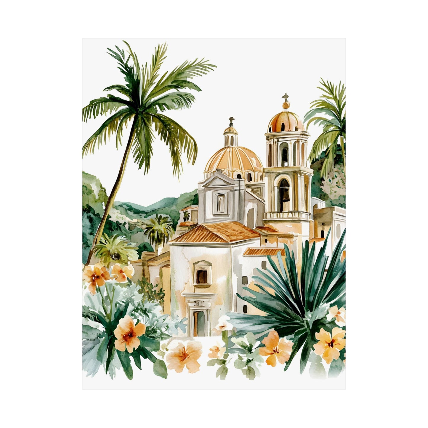 Golden Tranquility – Sicily Wall Art Poster