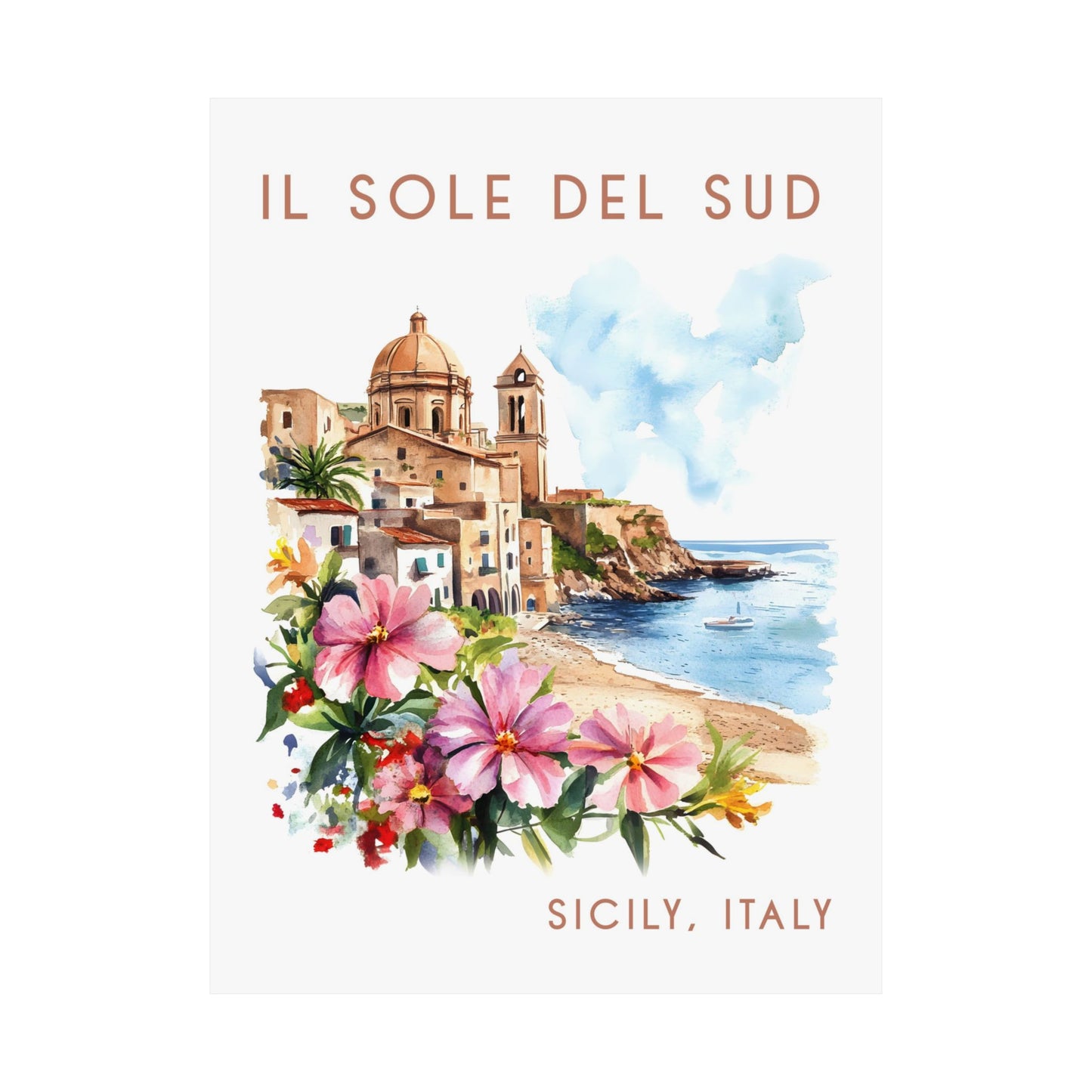 Il Sole del Sud – Sicily Wall Art Poster