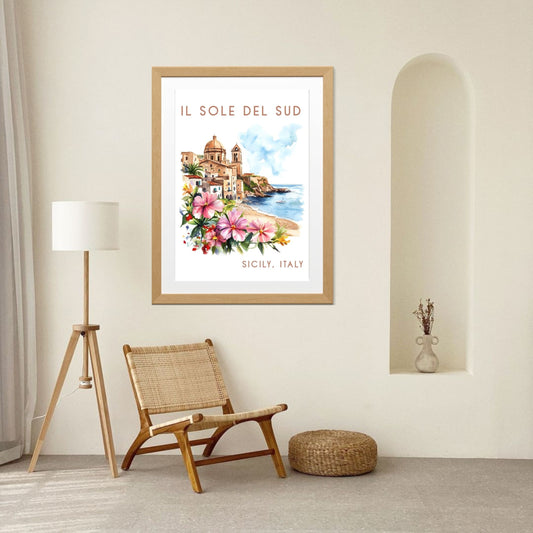 Il Sole del Sud – Sicily Wall Art Poster