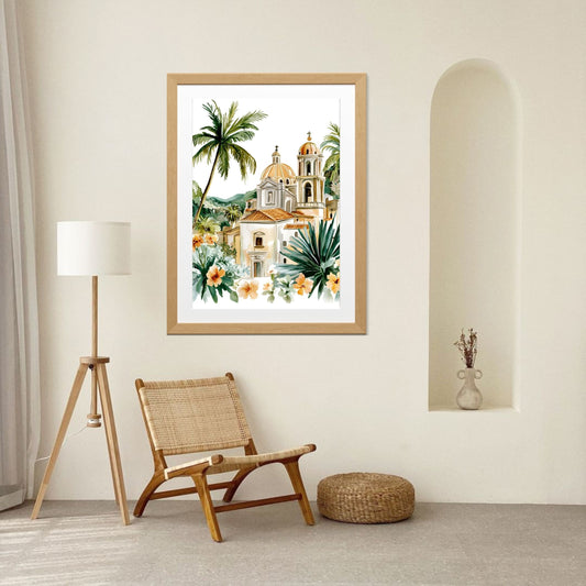 Golden Tranquility – Sicily Wall Art Poster