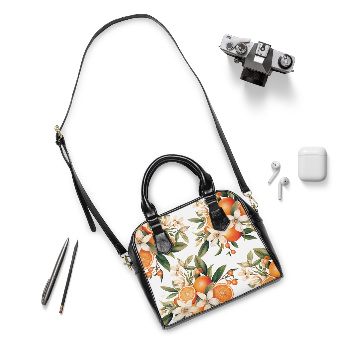 Orange Blossom Handbag – Italian Citrus Shoulder Bag