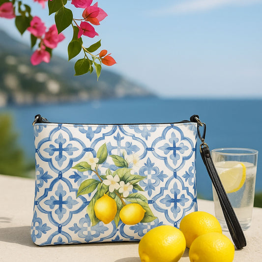 La Vita Lenta Crossbody Bag – "Lemon & Tile Edition"